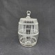 Height 20 cm.
Nice old 
biscuit bucket 
in clear glass 
with frosted 
decoration so 
it looks like 
...