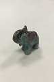 Michael Andersen Ceramic Figurine of Elephant No 3980/80. Measures 9 cm / 3.54 in.