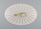 Large Royal 
Copenhagen 
fauna 
danica/flora 
danica 
porcelain fish 
strainer 
modeled with 
...