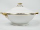 Low tureen from 
porcelain 
factory 
Hautheim, model 
7800. Stands 
super nice in 
gold in fine 
used ...