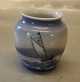 035 DJ Small 
vase with sail 
ship 8 x 7 cm 
Dahl Jensen 
Marked with the 
Royal Crown and 
DJ ...