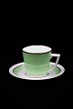 Royal 
Copenhagen 
Bernstorff, 
mocha cup with 
saucer in light 
green. 
Cup H:5,5cm. 
Cup Dia.:6cm. 
...
