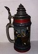 German beer mug 
in ceramic with 
beer hall motif 
c. 1900. In 
good condition. 
Unknown ...