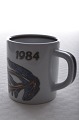 Royal 
Copenhagen 
faience. Annual 
mug from 1984. 
Fine condition. 
Height 7 cm. 2 
3/4 inches.  
...