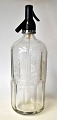 Chiffon bottle, 
clear glass, 
20th century 
Sct. 
Nicolauskilde 
well facility, 
Aarhus. Clear 
glass ...