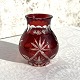 Bohemian glass, 
Red glass with 
engravings, 
Vase, 10cm 
high, 8cm in 
diameter * 
Perfect 
condition *