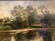 Christian Zacho (1843-1913) oil painting on canvas. Signed C.Z. on the back inscribed Zacho: ...