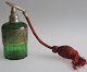 German perfume 
nebulizer, 
ca.1900. In 
green sanded 
glass with 
engravings in 
the form of 
foliage ...