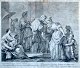Copper engraving with Rebecca meeting Abraham. Engraving made after painting by Amigoni (1682 - ...