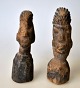 African wooden figures, 19th century H .: 9 cm.NB: Sold only together.