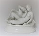 Dahl Jensen. 
White porcelain 
figure. Leda 
and the swan. 
Model 1037. 
Length 22 cm. 
Height 18 cm. 
...