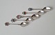 Set of 5 German 
souvenir mocha 
spoons in 
silver and 
enamel 
The spoons are 
from Hamburg - 
...