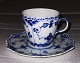 Royal 
Copenhagen 
coffee cup with 
saucer in blue 
fluted 
porcelain. 
Appears in good 
condition. ...