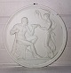 Bertel 
Thorvaldsen 
(1770-1844) 
plate in 
bisquit: 
"Hercules 
receives the 
drink of 
immortality ...