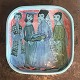 Hilkka-Liisa 
Ahola, 
Arabia.Large 
dish in 
porcelain, 
turquoise glaze 
with motif of 
women with ...