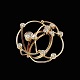 von Lotzbeck - 
Copenhagen. 14k 
Gold Ring with 
11 diamonds. 
1.15 ct.
Brillant cut 
diamonds. ...