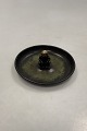 Danish Bronze bowl with a monkey IldfastMeasures 13,5cm / 5.31 inch