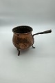Tall Danish 
copper pot with 
handles 
standing on 
three legs from 
the middle of 
the 19th 
century. ...