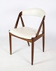 The chair, 
designed by Kai 
Kristiansen and 
made of teak 
wood, model 31 
from around the 
1960s and ...
