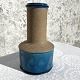 Kähler ceramic, 
Vase with blue 
glaze, 18cm 
high, 10.5cm in 
diameter, no, 
501 - 18, 
Signed hak, ...