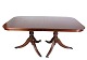 Mahogany dining table designed in the Queen Anne style from around the 1930s. A very nice table ...