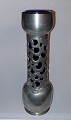 Vase in pewter in art nouveau style from Mogens Ballin´s workshop from around 1900. Openwork ...