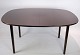 Dark mahogany 
dining table 
designed by Ole 
Wancher made by 
P. Jeppesen. A 
table of very 
high ...