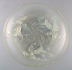 Verlys, France. 
Large art deco 
bowl in 
mouth-blown art 
glass with 
flowers in 
relief. ...