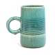 Turqouise 
glazed Saxbo 
stoneware mug
Signed Saxbo 
754 ESTN
H: 14,7cm