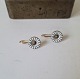 Georg Jensen 
Marguerite - 
Daisy earrings 
in gold-plated 
sterling silver 
and enamel 
Stamped ...