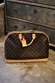 Vintage Louis Vuitton Alma handbag / travel bag in Monogram Macassar Canvas and leather.H: ...