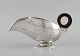 Hans Hansen 
(1884 - 1940), 
Denmark. Art 
deco / funkis 
sauce jug in 
sterling silver 
with handle ...