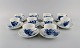 10 Royal 
Copenhagen Blue 
Flower Curved 
coffee cups 
with saucers. 
1960s. Model 
number ...