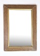 Antique mirror in oak wood with gilding from around the 1920s.Dimensions in cm: H:59 W:42