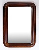 Antique mirror in mahogany wood from around the 1880s.Dimensions in cm: H:82 W:63