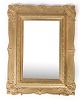 Antique mirror with a gilded frame from around the 1890s.Dimensions in cm: H:62 W:50