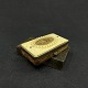 Length 6 cm.
Width 3.5 cm.
Fine pill box 
from the early 
1900s.
The box has a 
brass inside 
...