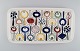 Marianne 
Westmann for 
Rörstrand. 
Large dish in 
hand-painted 
stoneware. 
Colorful 
Swedish design. 
...