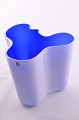 Alvar Aalto vase special edition white and blue. height 16 cm. 20.5 x 18 cm. Fine condition.