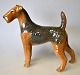 Royal 
Copenhagen dog 
figure, 
Airedele 
terrier, 3139, 
Copenhagen, 
Denmark. 
Stamped. L .: 
15.5 ...