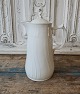 Royal 
Copenhagen 
White curved 
chocolate jug 
Factory 
second.
Height 22 cm.