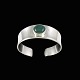 Georg Jensen. Sterling Silver Bangle with Green Agate #188 - Poul HansenDesigned in 1968 by ...