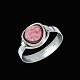 Henning Ulrichsen - Denmark. Sterling Silver Bangle with Rhodochrosite.Designed and crafted by ...