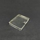 Length 9.5 cm.
Width 7.8 cm.
Height 1.5 cm.
Unusual case 
in plexiglass 
and 
silver-plated 
...