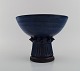 Irma Yourstone 
(1911-1988), 
Sweden. Bowl on 
foot in glazed 
stoneware. 
Beautiful glaze 
in deep ...