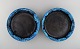 French 
ceramist. Two 
round serving 
dishes / bowls 
in glazed 
stoneware. 
Beautiful glaze 
in azure ...