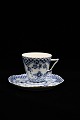 Royal 
Copenhagen Blue 
Fluted Full 
Lace chocolate 
cup with 
saucer.
Cup Decoration 
number: ...