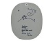Royal Copenhagen
Piet Hein plate with poem (gruk) in English - 
Problems worthy of attack