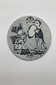Monthly plate in faience for September "SAISON START" (contact). Designed by Bjørn Wiinblad for ...