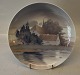 B&G 3994-357-20 
Plate: Bulding 
by a lake 20 cm 
Signed EK Emma 
Kongsboell
 Decorative 
Plate Bing ...